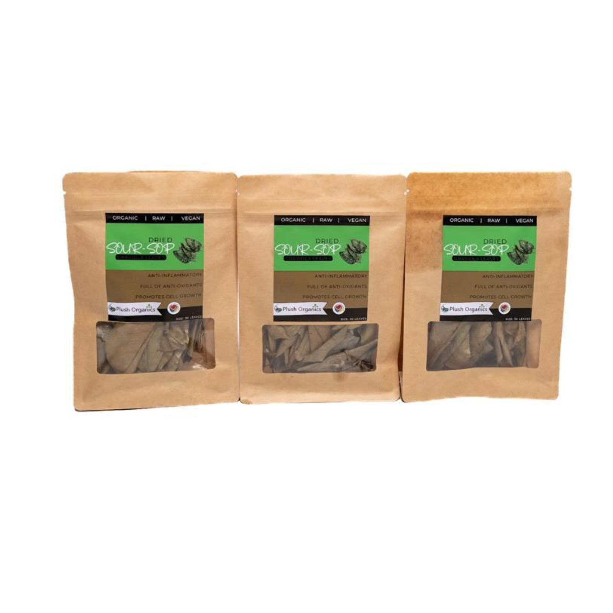 Soursop Leaves 3 Pack – Organic Dried Graviola for Wellness